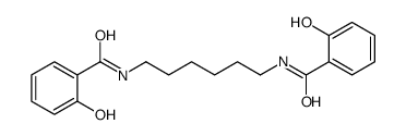 2-hydroxy-N-[6-[(2-hydroxybenzoyl)amino]hexyl]benzamide Structure