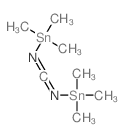 azanidylidenemethylideneazanide; trimethyltin Structure