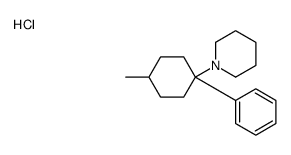 1-(4-methyl-1-phenylcyclohexyl)piperidine,hydrochloride结构式