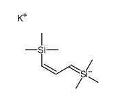 potassium,trimethyl(3-trimethylsilylprop-1-enyl)silane Structure