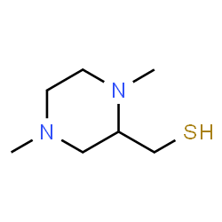 2-Piperazinemethanethiol,1,4-dimethyl- structure