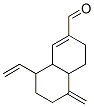 8-Vinyl-3,4,4a,5,6,7,8,8a-octahydro-5-methylene-2-naphthalenecarbaldehyde structure