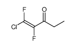 1-Penten-3-one,1-chloro-1,2-difluoro- Structure