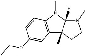 Pyrrolo[2,3-b]indole, 5-ethoxy-1,2,3,3a,8,8a-hexahydro-1,3a,8-trimethyl-, (3aR-cis)- (9CI)结构式