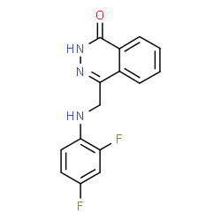 4-[(2,4-DIFLUOROANILINO)METHYL]-1(2H)-PHTHALAZINONE Structure