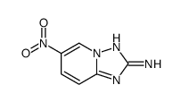 6-硝基-[1,2,4]三唑并[1,5-a]吡啶-2-胺结构式