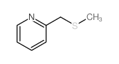 2-[(甲硫基)甲基]吡啶结构式