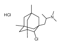 1-(2-chloro-3,5,7-trimethyl-1-adamantyl)-N,N-dimethylpropan-2-amine,hydrochloride Structure