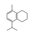 5-isopropyl-8-methyl-1,2,3,4-tetrahydro-naphthalene结构式