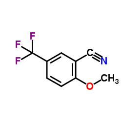 2-Methoxy-5-(trifluoromethyl)benzonitrile structure