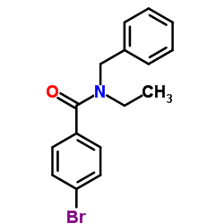 N-Benzyl-4-bromo-N-ethylbenzamide Structure