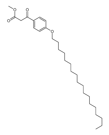 4-(Octadecyloxy)benzoylacetic acid methyl ester structure