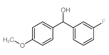 (3-FLUOROPHENYL)(4-METHOXYPHENYL)METHANOL Structure