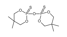 2,2'-oxybis[5,5-dimethyl-1,3,2-dioxaphosphorinane] 2,2'-disulphide Structure