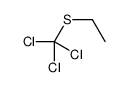 trichloromethylsulfanylethane结构式