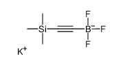 Potassium trifluoro[(trimethylsilyl)ethynyl]borate(1-) Structure