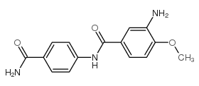 3-amino-N-(4-carbamoylphenyl)-4-methoxybenzamide结构式