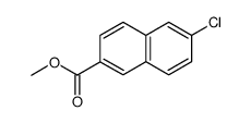 methyl 6-chloro-2-naphtoate结构式