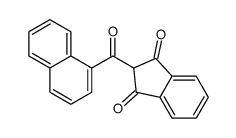 2-(naphthalene-1-carbonyl)indene-1,3-dione Structure