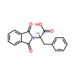 N-邻苯二甲酰-L-苯丙氨酸结构式