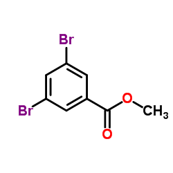 Methyl 3,5-dibromobenzoate Structure