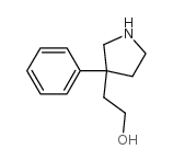 3-苯基-3-吡咯烷甲醇结构式