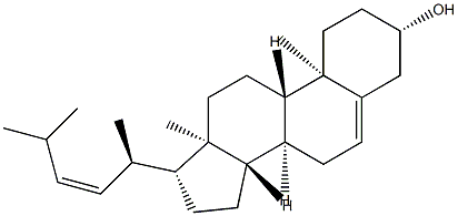 (22Z)-26,27-Dinorergosta-5,22-dien-3β-ol结构式