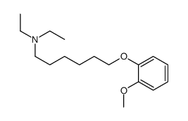 N,N-diethyl-6-(2-methoxyphenoxy)hexan-1-amine Structure