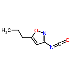 Isoxazole, 3-isocyanato-5-propyl- (9CI)结构式