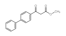 3-BIPHENYL-4-YL-3-OXO-PROPIONICACIDMETHYLESTER structure