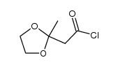 3-oxobutanoyl chloride ethylene ketal结构式