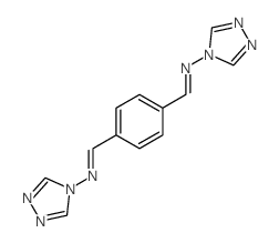 4H-1,2,4-Triazol-4-amine,N,N'-(1,4-phenylenedimethylidyne)bis- (9CI)结构式