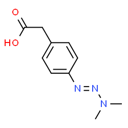 1-(4-acetyphenyl)-3,3-dimethyltriazene结构式