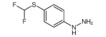 [4-(difluoromethylsulfanyl)phenyl]hydrazine Structure