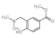 BENZOIC ACID, 3-((DIMETHYLAMINO)METHYL)-4-HYDROXY, METHYL ESTER结构式