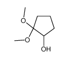 2,2-dimethoxycyclopentan-1-ol Structure