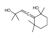 2-(3-hydroxy-3-methylbut-1-enylidene)-1,3,3-trimethylcyclohexan-1-ol Structure