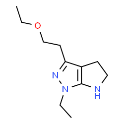 Pyrrolo[2,3-c]pyrazole, 3-(2-ethoxyethyl)-1-ethyl-1,4,5,6-tetrahydro- (9CI) Structure