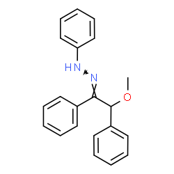 Benzoin methyl ether phenyl hydrazone结构式