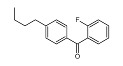 4-butyl-2'-fluorobenzophenone结构式