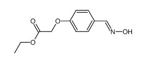 [4-(hydroxyimino-methyl)-phenoxy]-acetic acid ethyl ester结构式