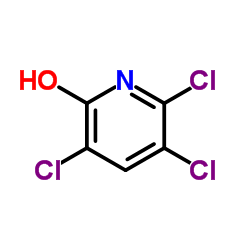 3,5,6-三氯-2-吡啶星空app结构式