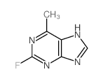 9H-Purine,2-fluoro-6-methyl- Structure