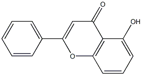 4H-1-Benzopyran-4-one,5-hydroxy-2-phenyl-,radicalion(1+)(9CI)结构式