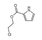 2-chloroethyl 1H-pyrrole-2-carboxylate Structure