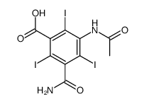 5-Acetylamino-2,4,6-triiodoisophthalamic acid结构式