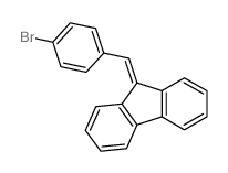 9H-Fluorene,9-[(4-bromophenyl)methylene]- Structure