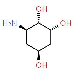 1,2,4-Cyclohexanetriol, 6-amino-, (1S,2R,4S,6R)- (9CI)结构式