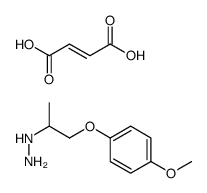 (Z)-4-hydroxy-4-oxobut-2-enoate,[1-(4-methoxyphenoxy)propan-2-ylamino]azanium Structure