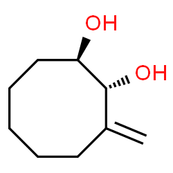 1,2-Cyclooctanediol, 3-methylene-, (1R,2R)-rel- (9CI)结构式